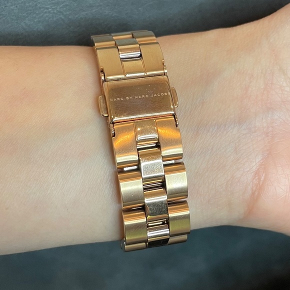 Rare Marc by Marc Jacobs Rose Gold & Blue Watch main image 6